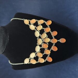 Colorful Sunrise Statement Necklace